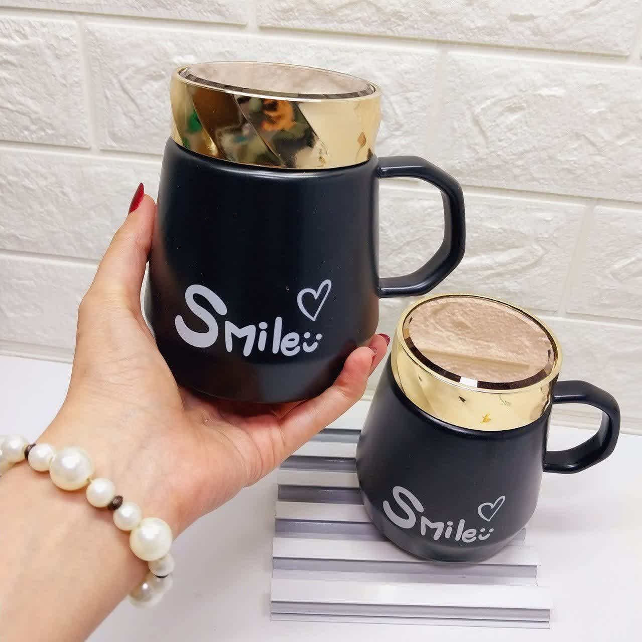 ماگ درآینه ای سرامیکی وارداتی طرح smile