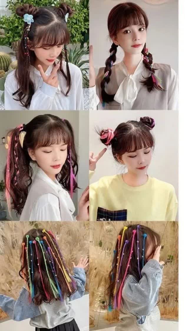 بیبی کلیپس مو دار ( مو بافت )