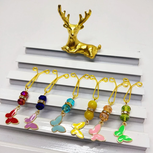 گیره روسری پروانه ای ۶ عددی