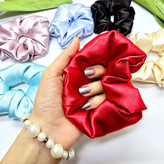 اسکرانچی ساده ( کش مو ساتن ) ۱۲ عددی