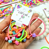 کش مو قیطونی گره ای مهره دار ۶۰ عددی